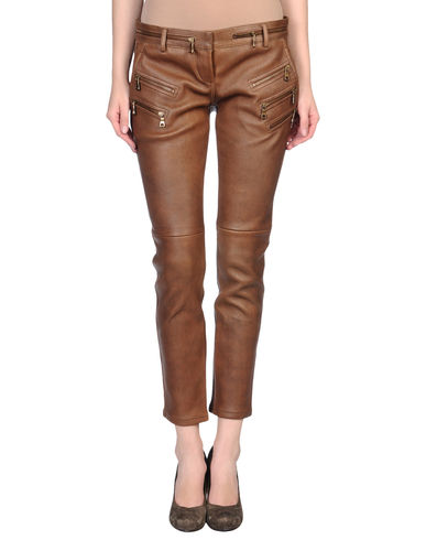 ZOOM BALMAIN - Leather pants
