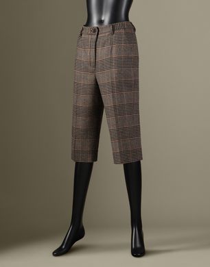 PRINCE OF WALES CROPPED TROUSERS - 3/4-length trousers - Dolce&Gabbana - Winter 2014 PRINCE OF WALES CROPPED TROUSERS - 3/4-length trousers - Dolce&Gabbana - Winter 2014