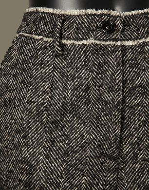 CHEVRON CROPPED TROUSERS - 3/4-length trousers - Dolce&Gabbana - Winter 2014 CHEVRON CROPPED TROUSERS - 3/4-length trousers - Dolce&Gabbana - Winter 2014