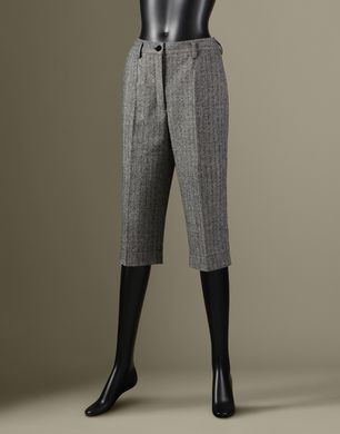 CHEVRON CROPPED TROUSERS - 3/4-length trousers - Dolce&Gabbana - Winter 2014 CHEVRON CROPPED TROUSERS - 3/4-length trousers - Dolce&Gabbana - Winter 2014