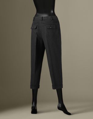 COTTON CROPPED TROUSERS - 3/4-length trousers - Dolce&Gabbana - Winter 2014 COTTON CROPPED TROUSERS - 3/4-length trousers - Dolce&Gabbana - Winter 2014
