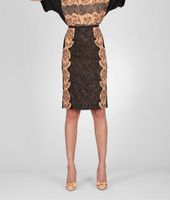 Bottega Veneta® Studded Viscose Crepe Printed Skirt Bottega Veneta® Studded Viscose Crepe Printed Skirt