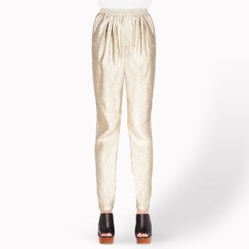 STELLA McCARTNEY, Tapered, Georgette Lurex Christine Trousers 