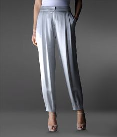 EMPORIO ARMANI - Trouser with tucks