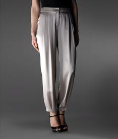 EMPORIO ARMANI - Pants with tucks