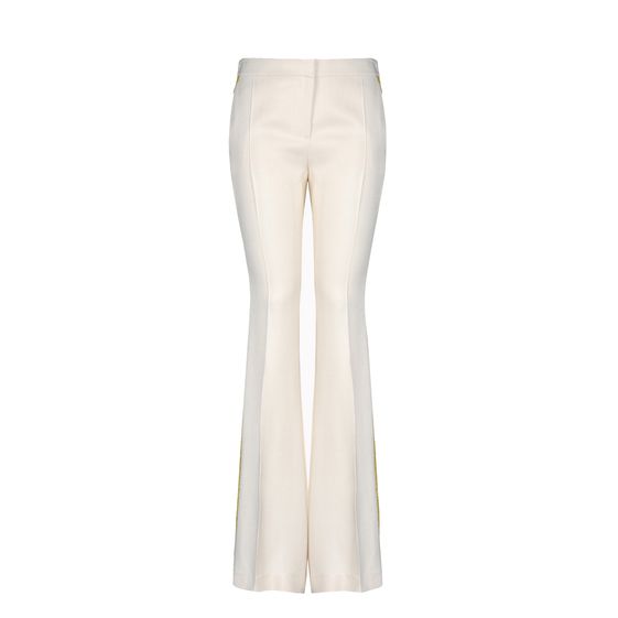 Stella McCartney, Hose Elba aus zitronenfarbenem Fluo Jacquard
