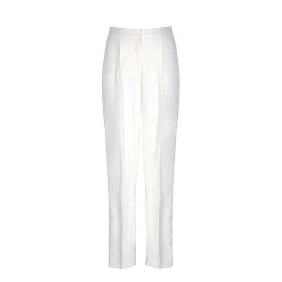 Stella McCartney, Hose Bedford aus Voile mit fließendem Schnitt