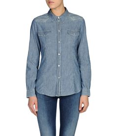 ARMANI JEANS - Denim shirt