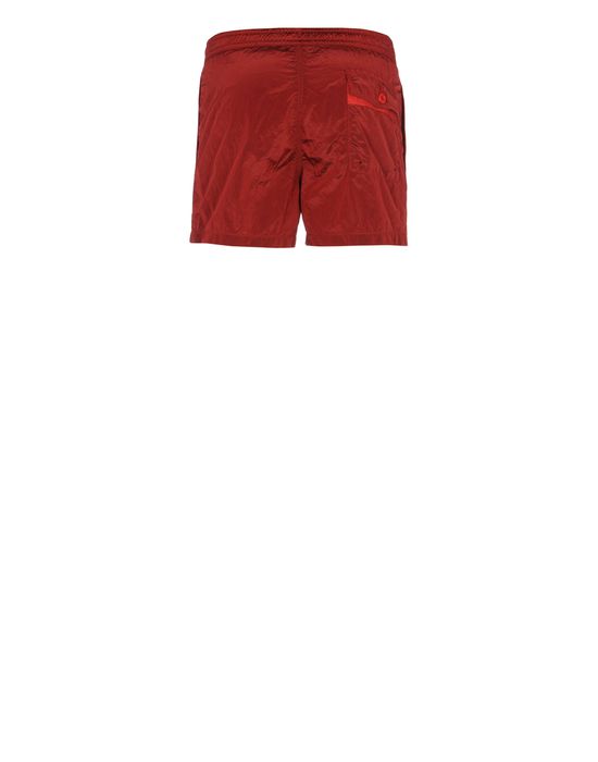 stone island swim shorts red