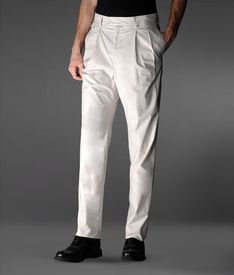 EMPORIO ARMANI - Pants with tucks