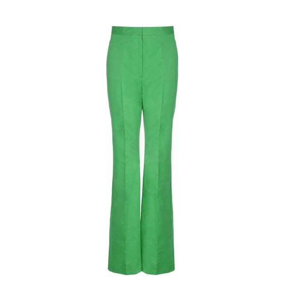 Stella McCartney, Pantaloni Jennie in Twill di Cotone e Lino