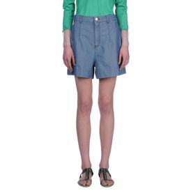 STELLA McCARTNEY, Shorts, Oxford Chambray Kitt Shorts 