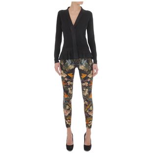 ALEXANDER MCQUEEN, Leggings, Floral Dragonfly Print Leggings