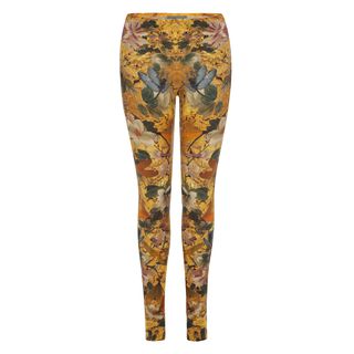ALEXANDER MCQUEEN, Leggings, Floral Dragonfly Print Leggings