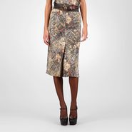 Silk Embroidered Studded Scribble Floral Print Skirt - Skirt or pant - BOTTEGA VENETA - PE13 - 1269