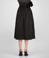 Bottega Veneta® NERO REFINE RAMIE' COTTON SKIRT Bottega Veneta® NERO REFINE RAMIE' COTTON SKIRT