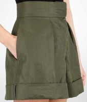 Bottega Veneta® DARK SERGEANT REFINE RAMIE' COTTON SHORTS Bottega Veneta® DARK SERGEANT REFINE RAMIE' COTTON SHORTS