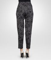 Bottega Veneta® Nero New Light Grey Silk Cotton Jacquard Pant Bottega Veneta® Nero New Light Grey Silk Cotton Jacquard Pant