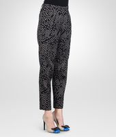 Bottega Veneta® Nero New Light Grey Silk Cotton Jacquard Pant Bottega Veneta® Nero New Light Grey Silk Cotton Jacquard Pant
