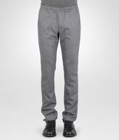Bottega Veneta® New Light Grey Melange Reagle Flannel Pant Bottega Veneta® New Light Grey Melange Reagle Flannel Pant