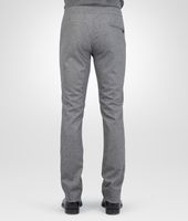 Bottega Veneta® New Light Grey Melange Reagle Flannel Pant Bottega Veneta® New Light Grey Melange Reagle Flannel Pant