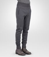 Bottega Veneta® PANTALONE NEW DARK GREY MELANGE IN JERSEY DI LANA E COTONE ORGANICO Bottega Veneta® PANTALONE NEW DARK GREY MELANGE IN JERSEY DI LANA E COTONE ORGANICO