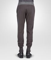 Bottega Veneta® New Dark Grey Wool Jersey Soft Nylon Pant Bottega Veneta® New Dark Grey Wool Jersey Soft Nylon Pant