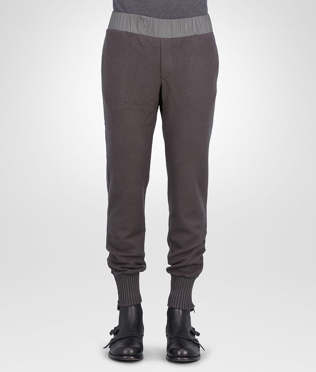 BOTTEGA VENETA New Dark Grey Wool Jersey Soft Nylon Pant Trouser or jeans U fp