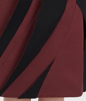 Bottega Veneta® AUBERGINE NERO WASHED POLYESTER SKIRT Bottega Veneta® AUBERGINE NERO WASHED POLYESTER SKIRT