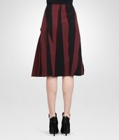 Bottega Veneta® AUBERGINE NERO WASHED POLYESTER SKIRT Bottega Veneta® AUBERGINE NERO WASHED POLYESTER SKIRT