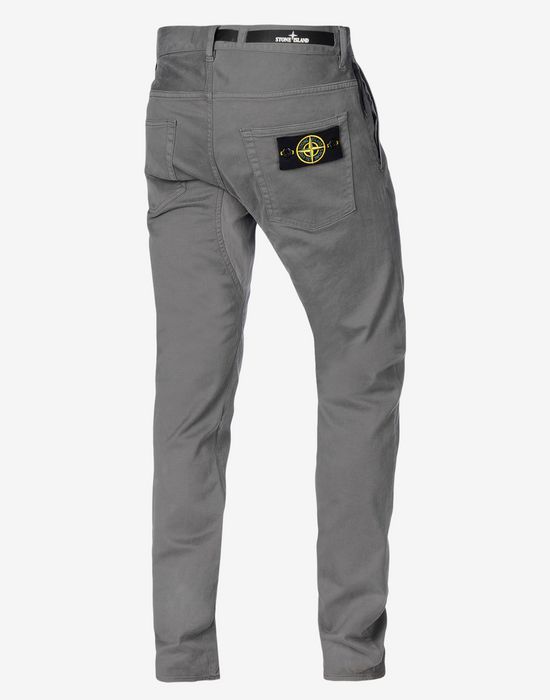 Slacks and Chinos Slacks and Chinos Stone Island Trousers Blue for Men Stone Island Pants in Charcoal Mens Trousers 