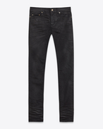 ORIGINAL Low WAISTED Skinny JEAN IN Light Coated Black Stretch Denim
