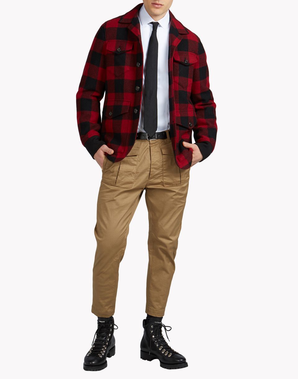 Dsquared2 Front Patch Pocket Pants Pants for Men Official Store