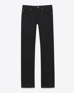 ORIGINAL LOW WAISTED Straight JEAN IN Black Stretch Denim