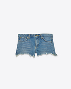 ORIGINAL Jean Shorts in Medium Blue Stretch Denim