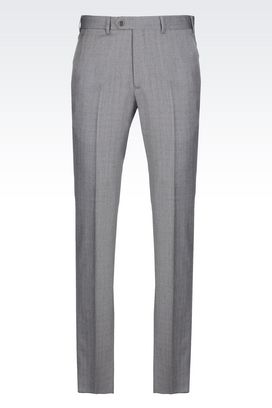 trousers virgin wool armani