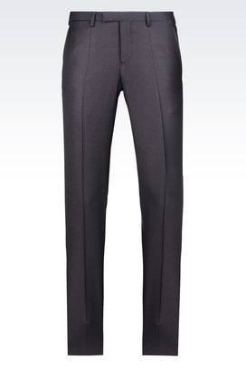 trousers wool virgin armani