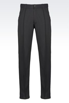 trousers jersey armani