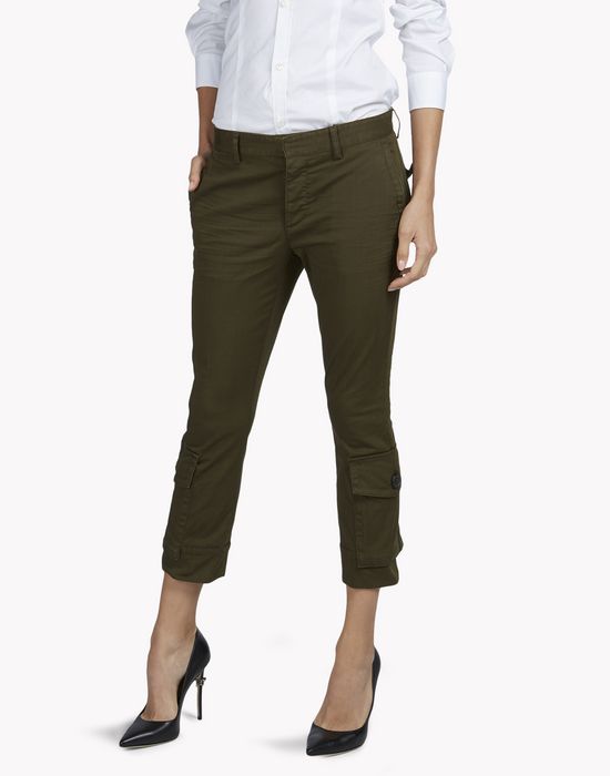 cropped flare pants pants Woman Dsquared2