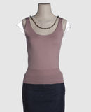 ANNA MOLINARI - Sleeveless t-shirts