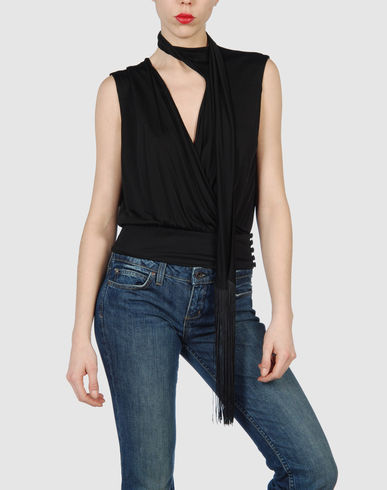 Jersey Top - VERSACE on YOOX :  tops style tees jersey