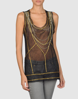 Jo No Fui Sleeveless T-shirts - Item 37223241