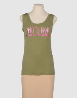 Who*s Who Sleeveless T-shirts - Item 37233640