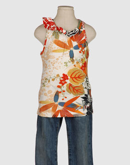 SIMONETTA JEANS Sleeveless t shirts Item 37235750