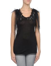 VALENTINO T-SHIRT COUTURE - T-shirt senza maniche