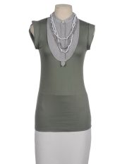BRUNELLO CUCINELLI - T-shirt senza maniche