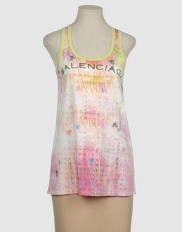 Balenciaga - Tops - t-shirts sans manches