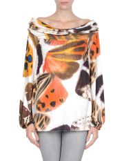 BLUMARINE - T-shirt maniche lunghe