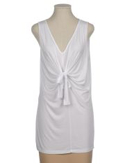ALLUDE - Sleeveless t-shirt