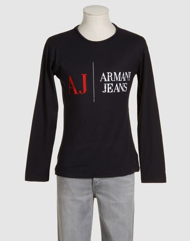 ZOOM ARMANI JEANS - Long sleeve t-shirt